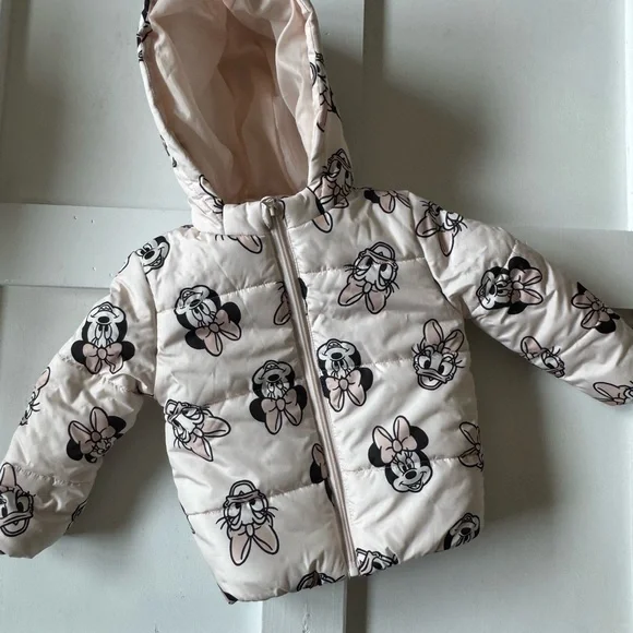 Disney Minnie Mouse Puffer Jacket - Picture 1 of 4